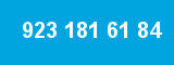 923 181 61 84 923 181 61 84